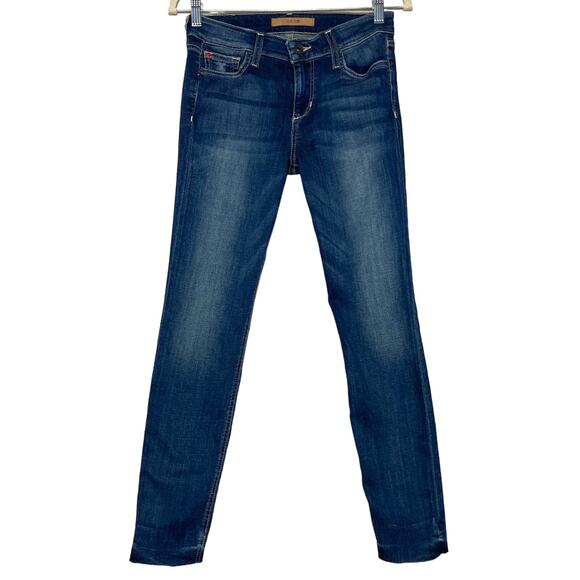 Joe’s Jeans Blue Japanese Denim the Icon Ankle Midrise In Sonoe Raw Cuff Size 28 - Picture 3 of 16